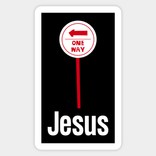 One Way Jesus Sticker